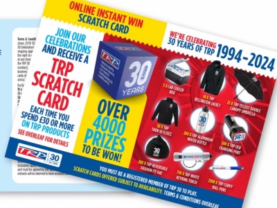 Celebrating 30 years of TRP with scratch cards!